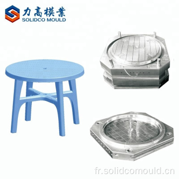 Injection Moule de table ronde en plastique extérieur